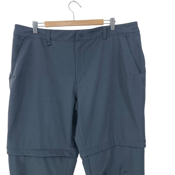 The North Face Convertible Pants Men's 40x32 Nylon Hiking Black Outdoor - Picture 3 of 5